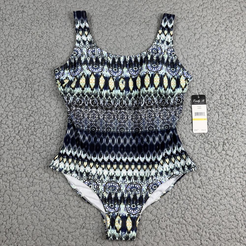 Emily B Originals One Pieice Swimsuit Medium Kaleidoscope MSRP $96 NWT